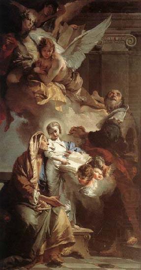Giovanni Battista Tiepolo Education of the Virgin oil painting picture